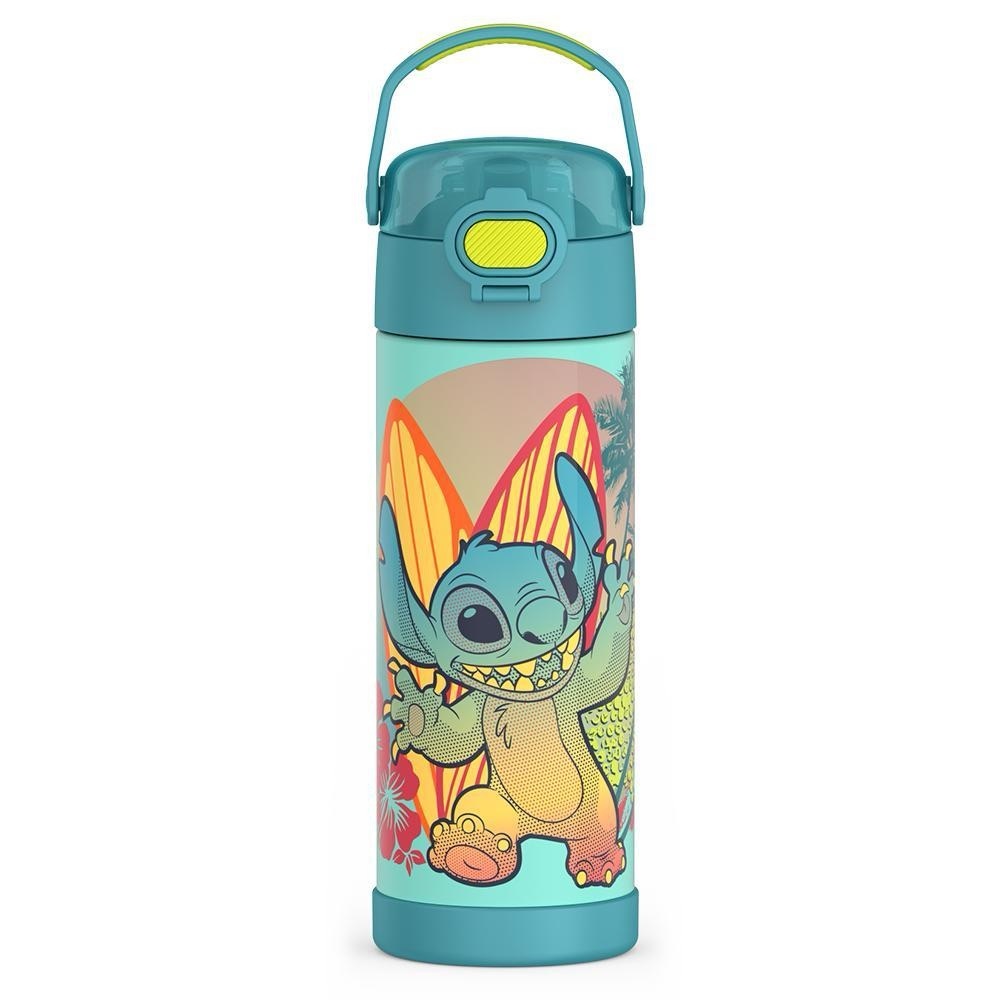 16oz FUNTAINER® WATER BOTTLE DISNEY STITCH NEW